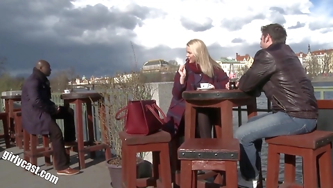 Bwc girl gets her first fucking in a real bwc casting