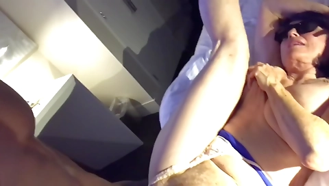 Horny stepbrother fucks his stepdaughter in the interracial film