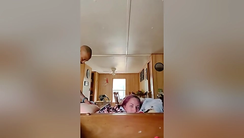 Black dude loves the red hair busty wife and gets banged