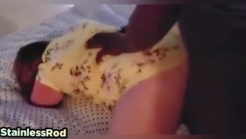 Amateur big ass MILF getting fucked by a big black cock