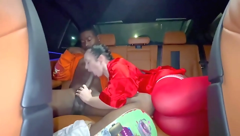 Amateur brunette with big boobs fucked in the deep throat