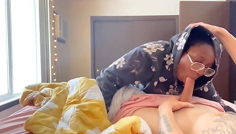 Big ass ebony mature is hanging out in her bedroom