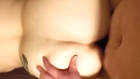 A brunette teen with tattoos is getting a big black dick