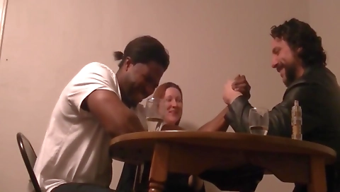 Big dick and a dick sucking for a redheaded cougar