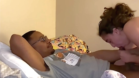 Horny brunette gets her cunt fucked and deepthroated