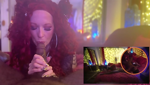 Redhead hairy cunt fucked and creampie by a hard cock