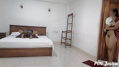 Horny stepsister fucks a dude with her throbbing cock