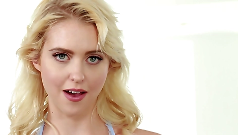 A blonde and a brunette have a sexy and kinky video