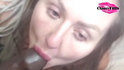 Sexy blonde with big tits is making her friend's dick hard