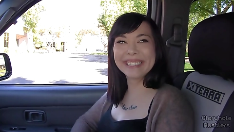 Stunning brunette with a perfect mouth and perfect body