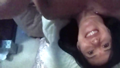 Chinese and young guy making love at home in a interracial movie