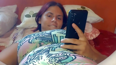 Red-haired babe sucks her lover and gets anal fucked