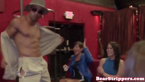 Gorgeous brunette gets fucked by guys in amateur porn clip